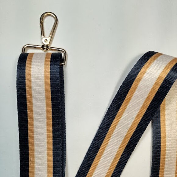 Adjustable Replacement Detachable Crossbody Bag Purse Strap Gold Metal Preppy - Picture 3 of 4